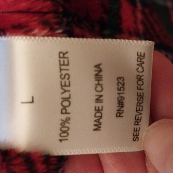 Fuzzy bed pants. Size large - Picture 3 of 6